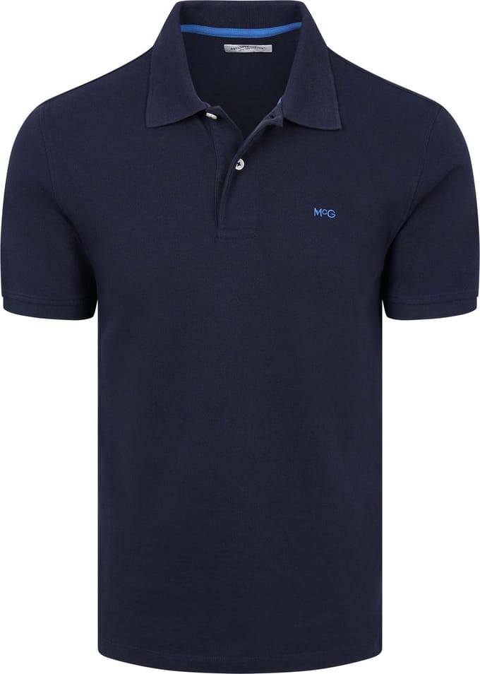 McGregor Piqué Polo Donkerblauw - Maat XL - Heren
