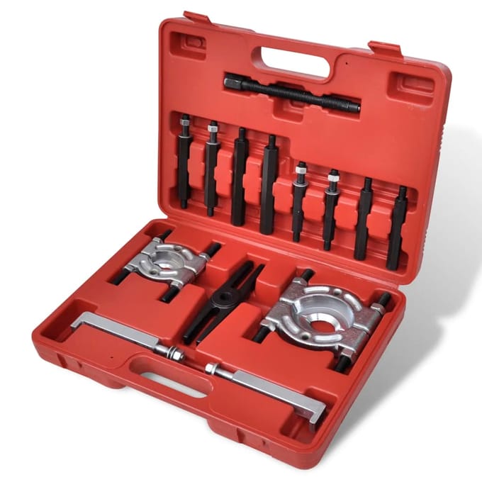 vidaXL Lagertrekker set 14 stuks