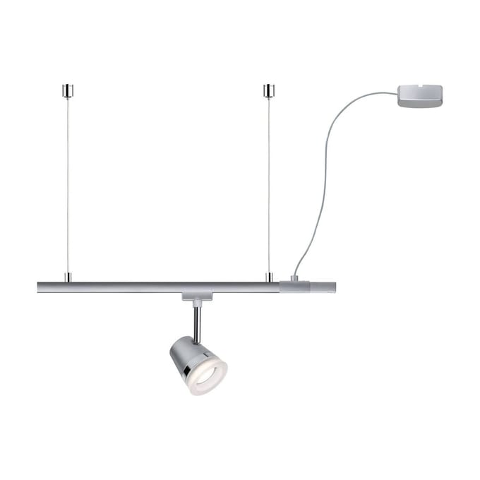 Paulmann 4000870954164 95416 230V-railsysteemcomponenten Stroomaansluiting Chroom (mat)