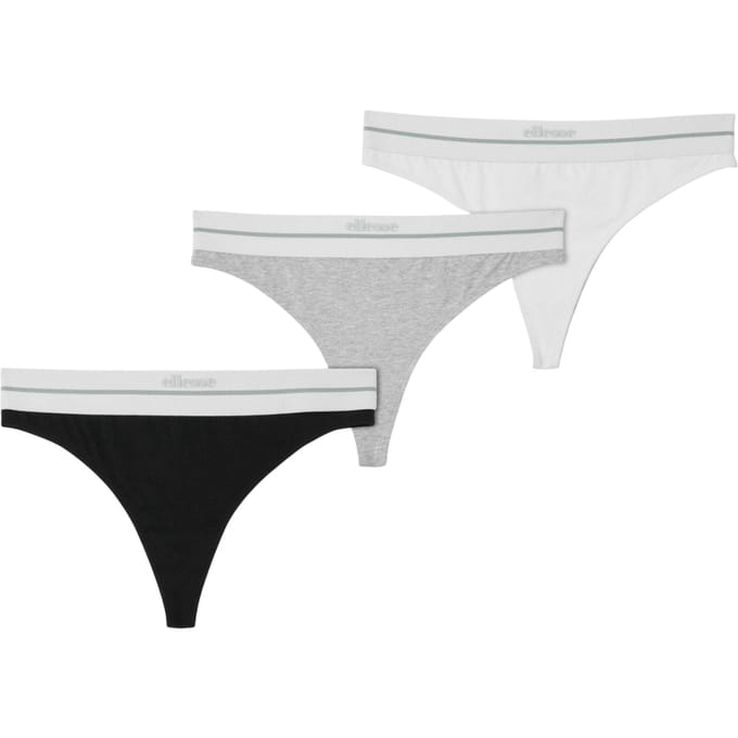 Ellesse Dames Andtretta String (Verpakking van 3) (Multikleur)