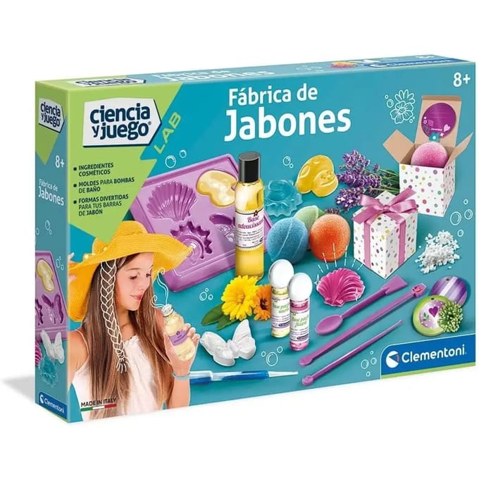 Creatieve activiteiten zeepfabriek wetenschap Clementoni