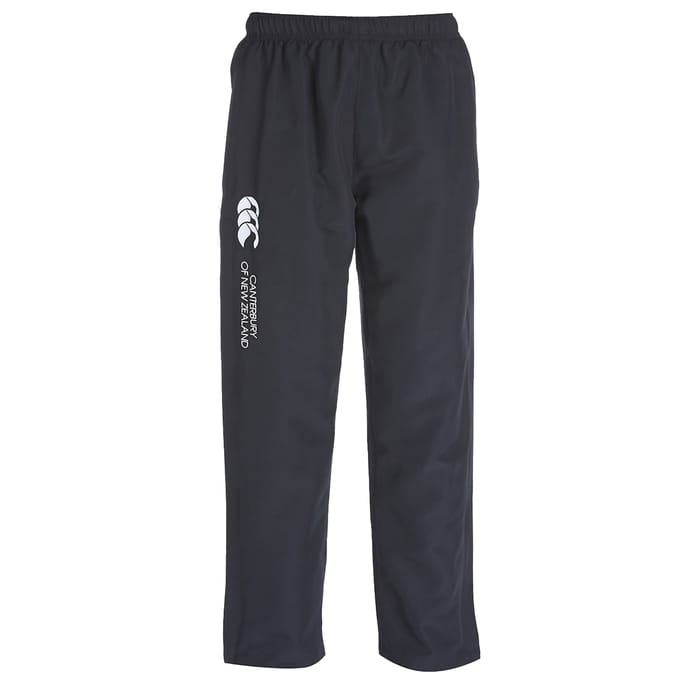 Canterbury Heren trainingsbroek met open zoom (Zwart)