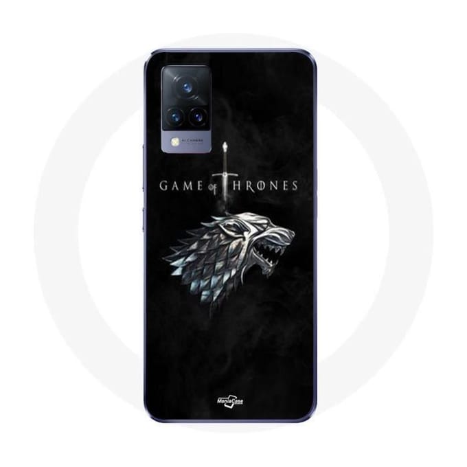 Coque de téléphone - Game Of Thrones - Vivo v21 5G - Noir - Souple - House Stark
