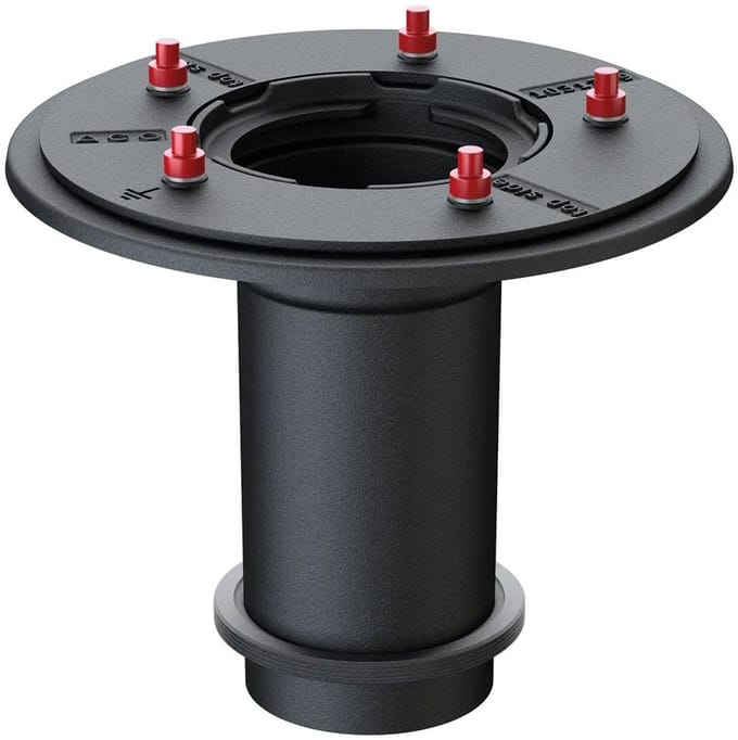 ACO Dakafvoer Passavant Spin bovendeel DN70/DN100/Jet DN50 Gietijzer/Persflens, 7047.10.22