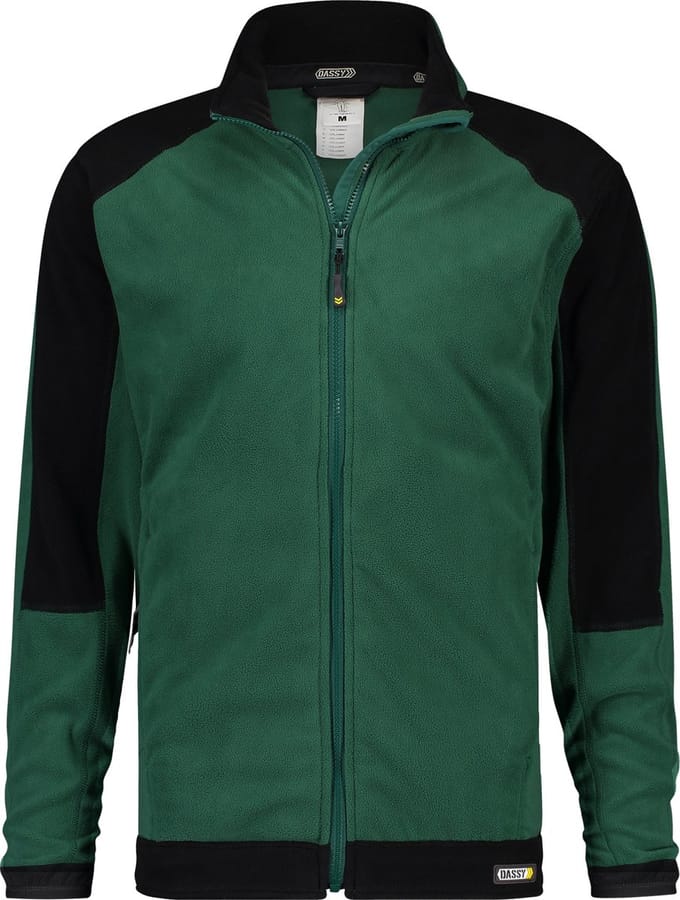 Tweekleurige fleecevest