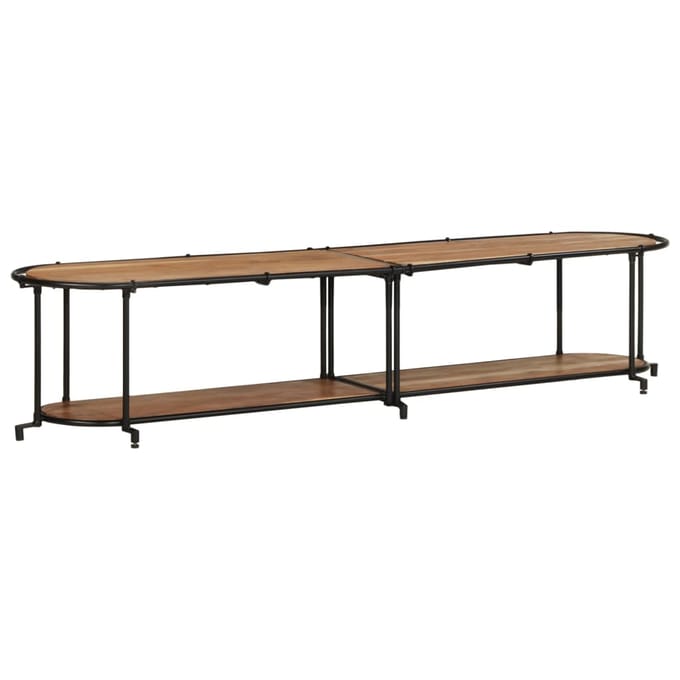 vidaXL - Tv-meubel - 200x42x40 - cm - massief - acaciahout