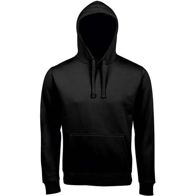 SOLS Heren Spencer Hoodie (Zwart)