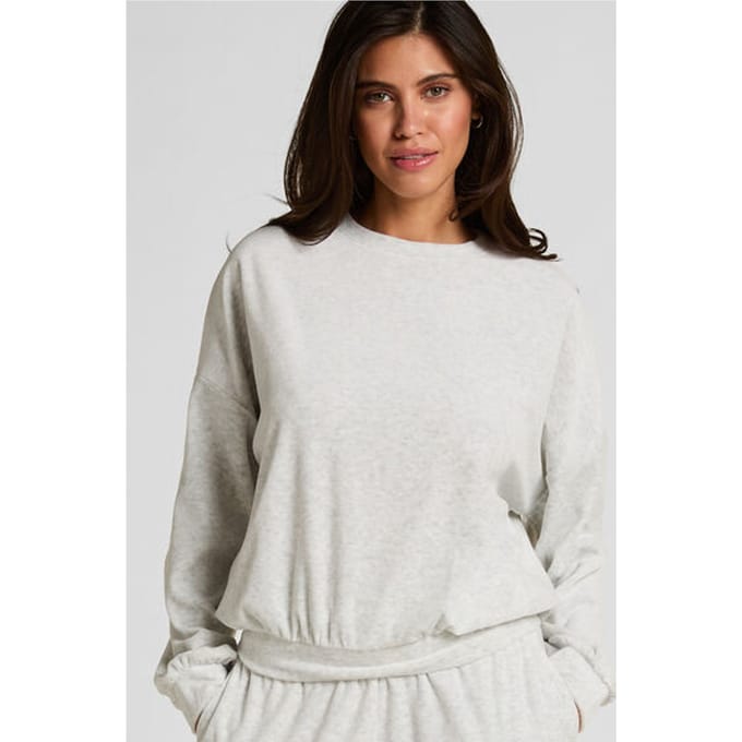 Hunkemöller Velours Top Grijs
