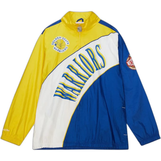 Herenwindjack NBA Arched Retro Lined Windbreaker Golwar Multi/wit