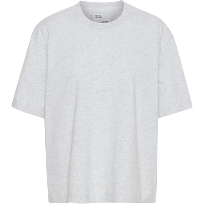 Dames-T-shirt Colorful Standard Organic oversized snow melange