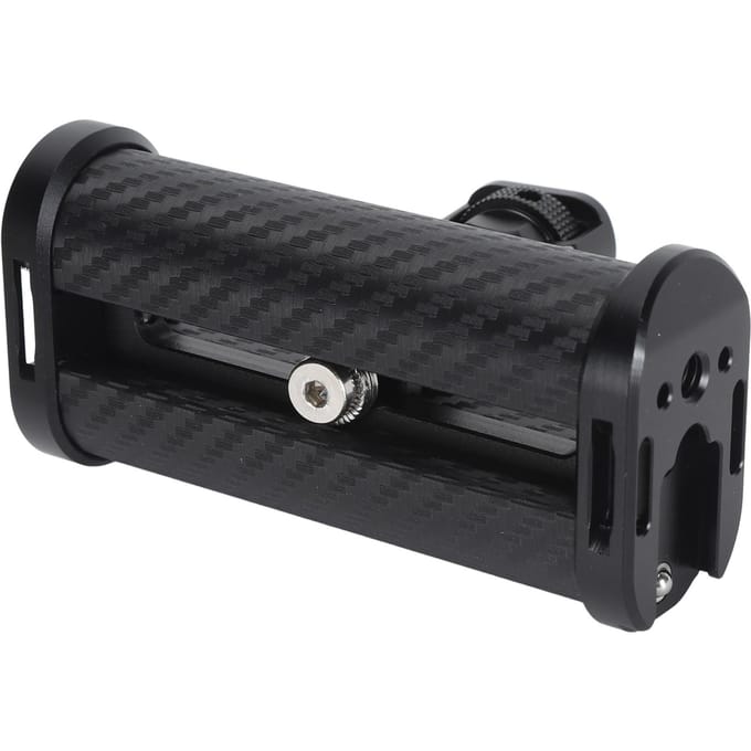 Camera Cage Zijhandgreep Aluminiumlegering Koolstofvezel Universele Op en Neer Verstelbare Handgreep black