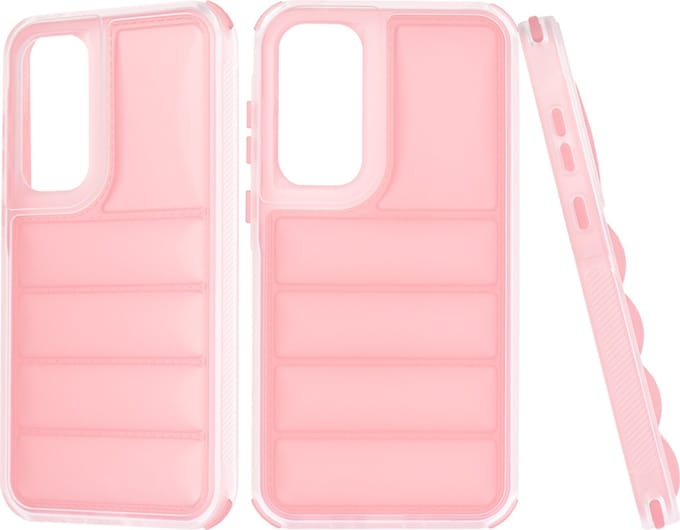 Hoesje geschikt voor Samsung Galaxy A35 - Techsuit Wave Shield Shockproof Hard Case Back Cover - Roze
