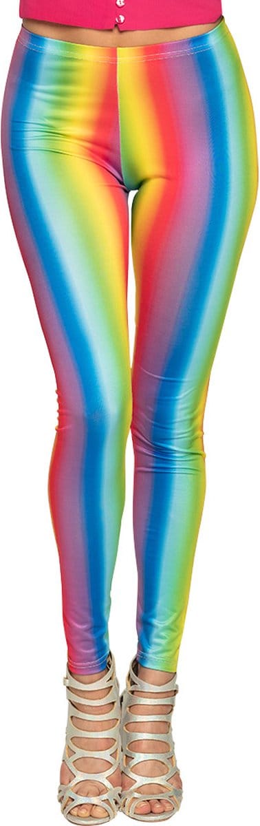 Boland - Legging Regenboog (M) - Volwassenen - Showgirl - Pride