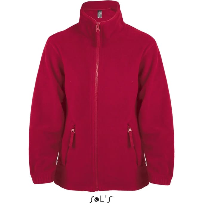 SOL'S Kids´ Fleecejacket North L742K - Red - 4 years (96/104)