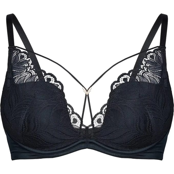 Esotiq Aurora - Push-upbeha - Zwart - 65C - Uitneembare vullingen