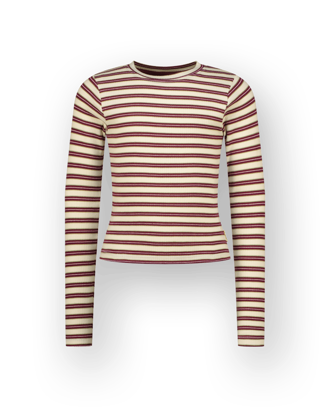 Meisjes T-shirt Icon stripe top