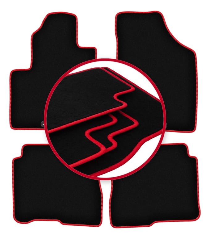 CARLUX-RED automatten voor: Hyundai SantaFe II SUV (2006-2012)