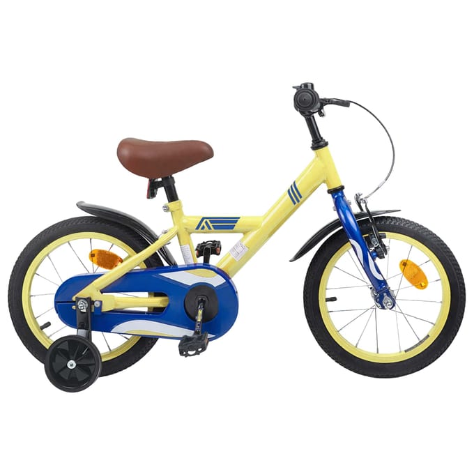 vidaXL - Kinderfiets - 12 - Inch - voor - 2-4 - jaar - oud - Geel