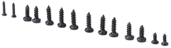 1000 Stuks Mini Schroeven - Zelftappende Schroeven met 1mm Kop, Perfect voor Modelbouw en Reparaties