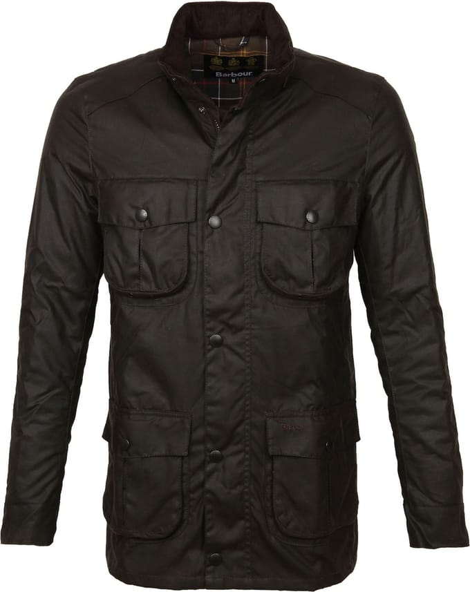 Barbour Waxjas Corbridge Olive - Maat L - Heren - Winterjassen