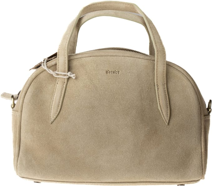 Beige suède tas