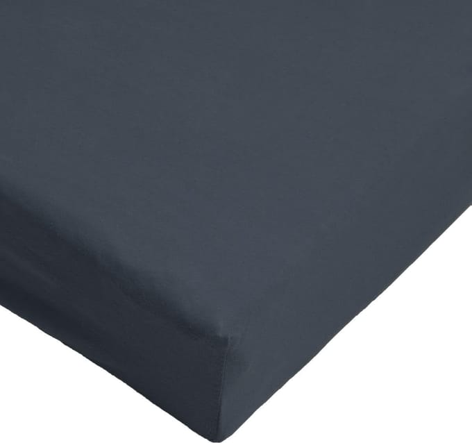 Papillon hoeslaken - dubbel jersey - 140 x 200 - Zwart