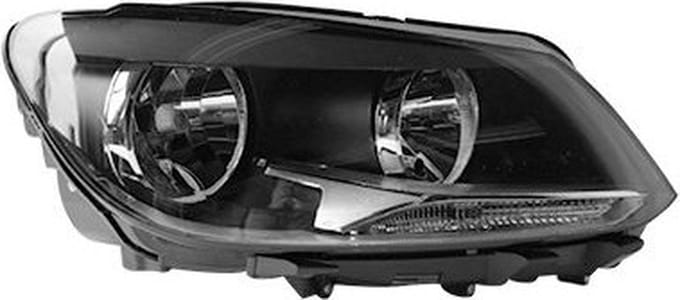 VanWezel 5735962 - Phare double avant droit pour Volkswagen Caddy de 10/2010 à 2015