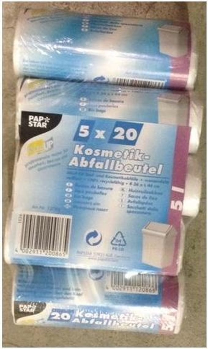 Papstar Afvalzak 5x 20st 5 ltr