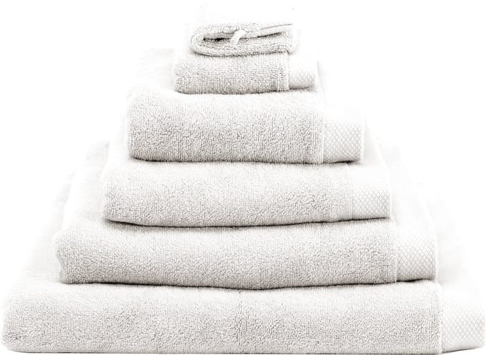 Heckettlane Badhanddoek Wit Bath-Premium 60x110 (set van 2)