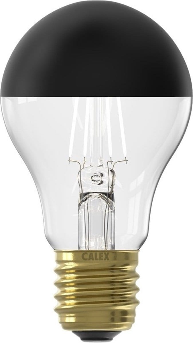 Calex Standard Top Mirror - E27 - 180 Lumen â€“ Zwart