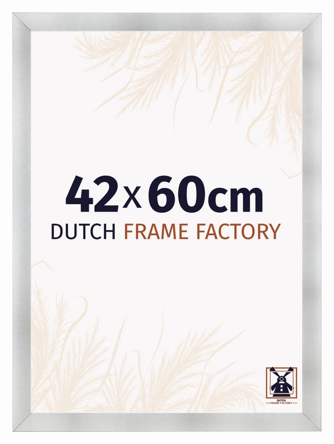 Fotolijst 42x60 cm - MDF - Aluminium Geborsteld - Praag