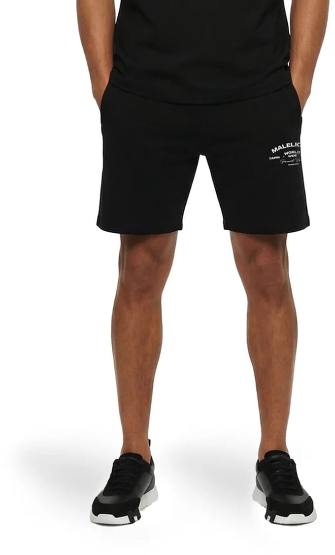 Malelions permanent vacation short in de kleur zwart.