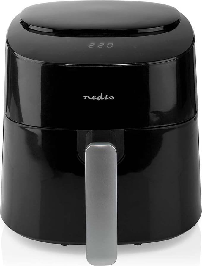 Nedis heteluchtfriteuse   4,2 l   Timer: 240 min   Aantal instelbare programma's: 8   Digitale bediening   Zwart