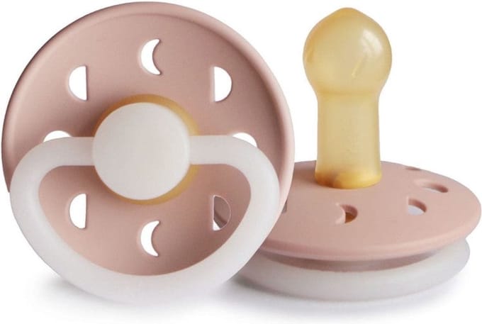 Frigg Moon Latex Fopspeen 0-6M | Blush Night