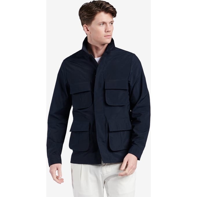 No Label Kendal Waterrepellent Nylon Navy Größe: S | Leichte Jacken Outlet | Herren | Blau