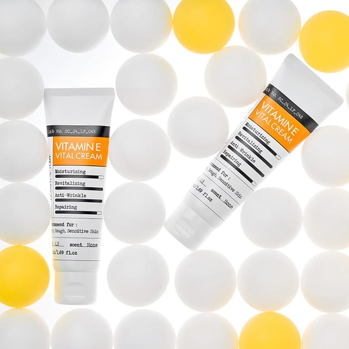 [DERMA FACTORY] Vitamine E Vitale Crème 50ml white