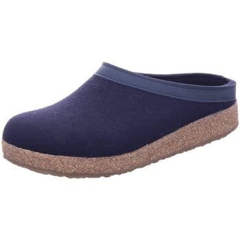 Haflinger GRIZZLY TORBEN 713001 70, Blauwe pantoffel muil