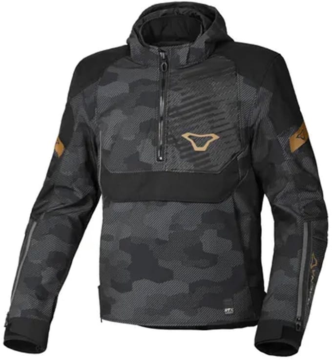 Macna Traffiq Textile Waterproof Jas Zwart Grijs - Jas