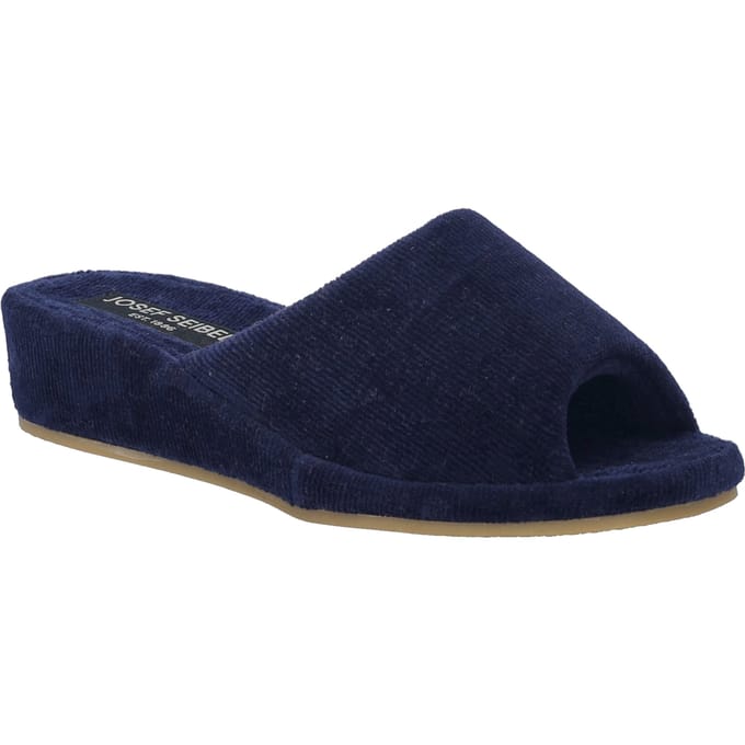 Josef Seibel -Dames - blauw donker - slippers & muiltjes - maat 36