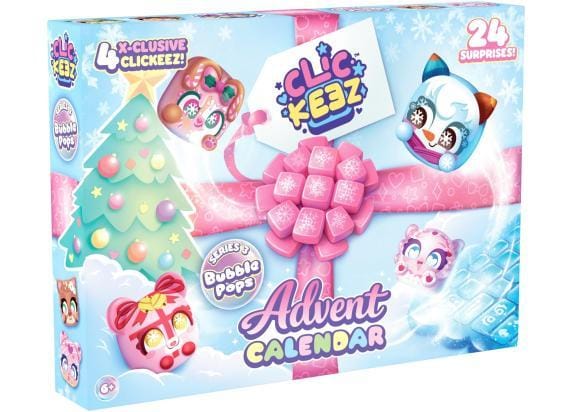 Goliath Clickeez Series 3 - Advent Calendar - Fidget - Verzamel ze allemaal - Anti Stress - Speelgoed - Ontspanning - Toetsenbord Fidget - Met een nieuw klikgeluid!