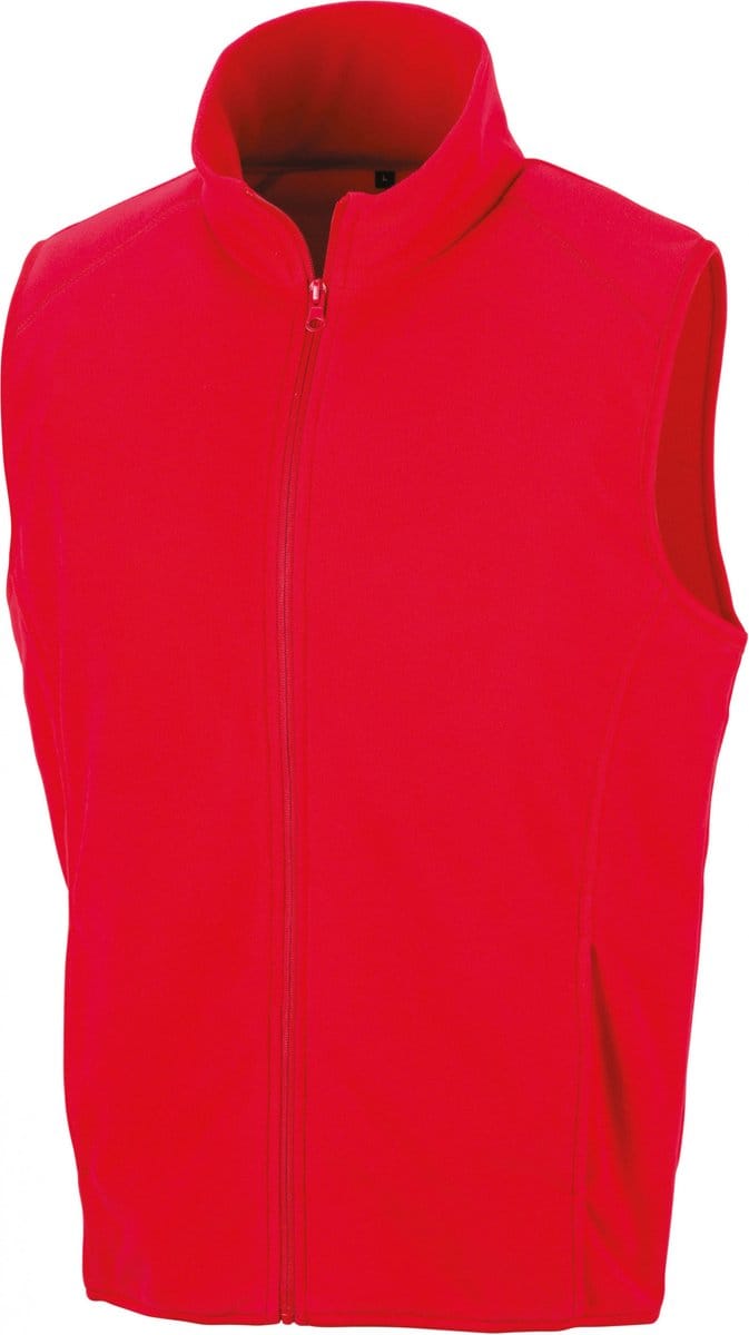 Result Micro fleece gilet R116X - Red - S