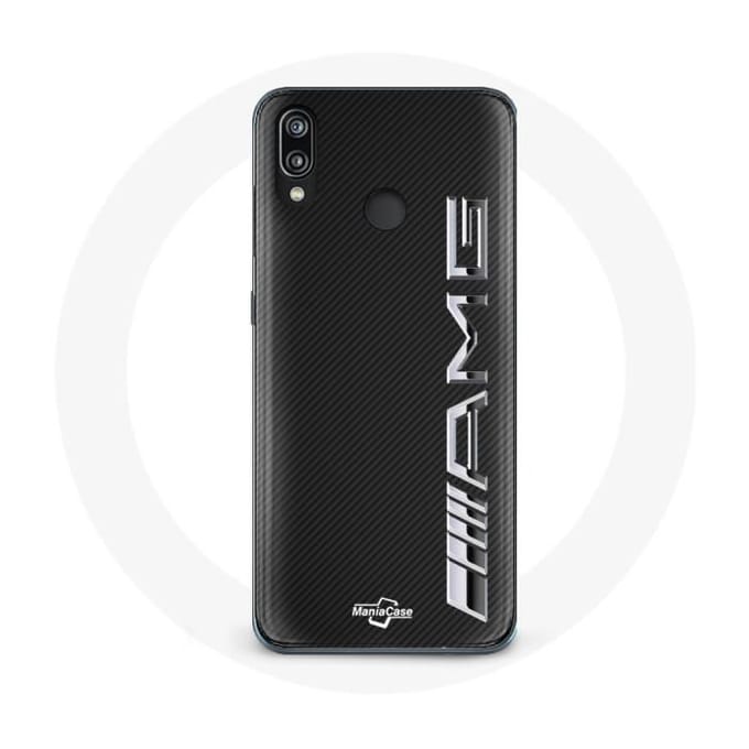 Coque - Amg - Huawei P20 Lite - Noir - Carbone - Souple noir