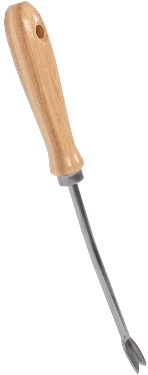Talen Tools - Handonkruidsteker - Verzinkt staal - Essenhouten handvat