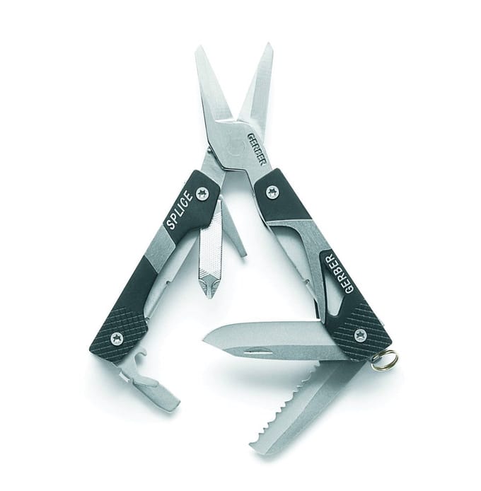 Gerber multitool Splice Pocket Tool mini - Zilver-Zwart