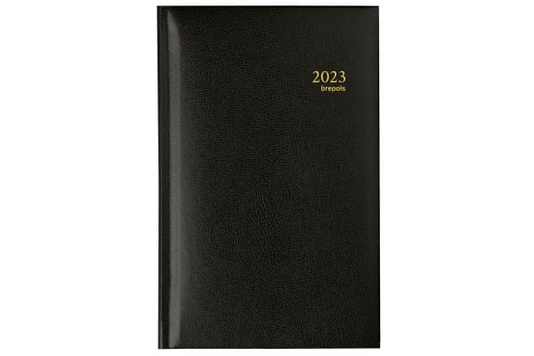 Agenda 2027 Brepols Interplan Lima 7dagen/2pagina's zwart