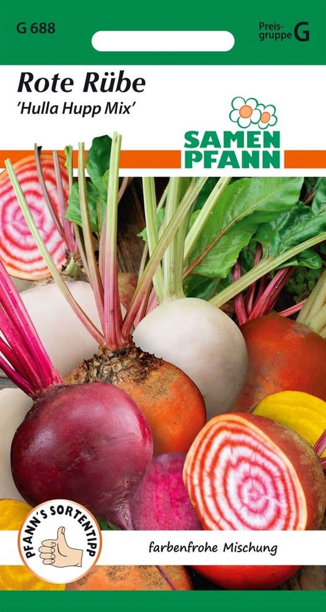 SAMEN PFANN® Rode biet, Hulla Hupp Mix - Groentezaden van rode biet