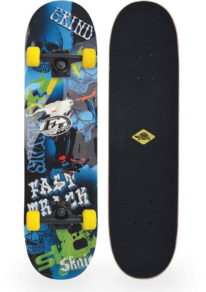Schildkröt skateboard 31 inch Fast Track - recreatie skateboard.