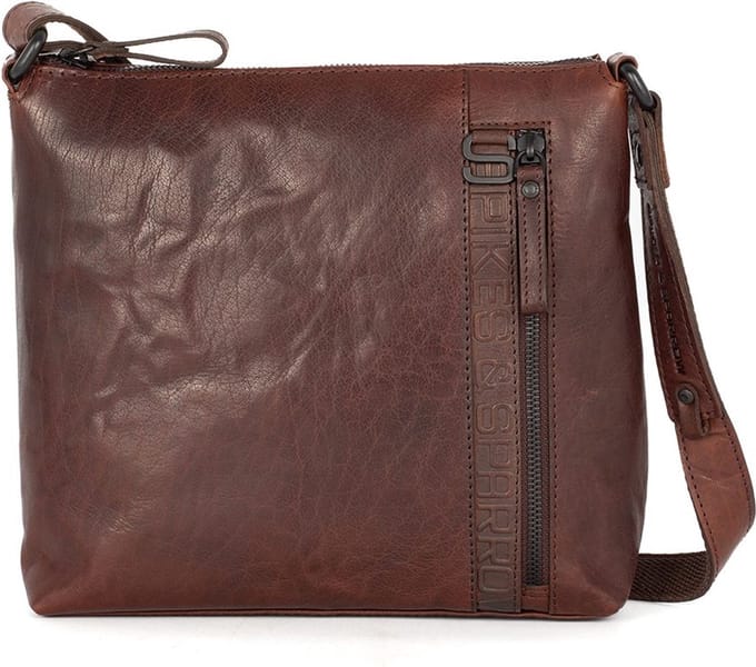 Leren Crossbodytas - Liz - Donkerbruin