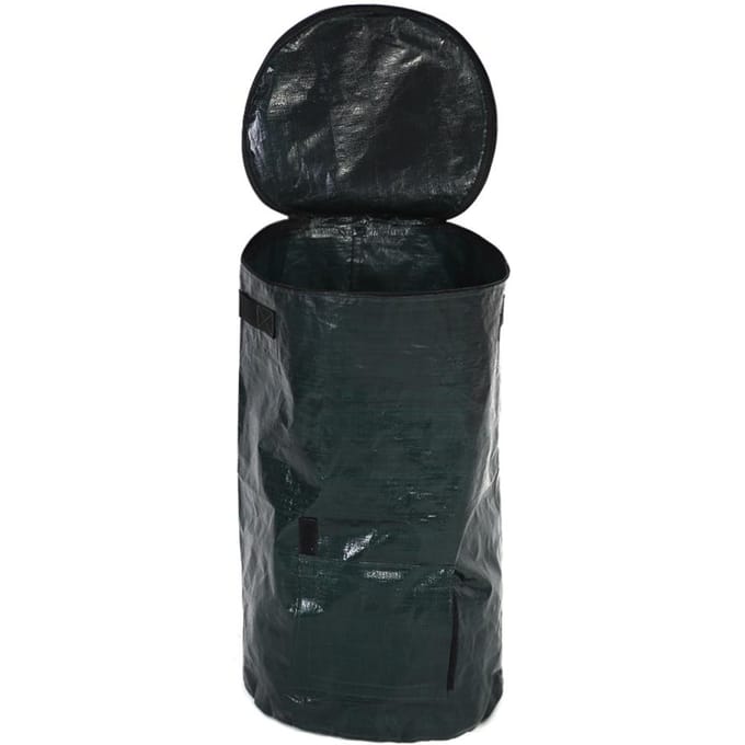 Biologisch Afval Keukentuin Tuin Compostzak Milieu PE Doek Plantenbak (35 x 60cm) black