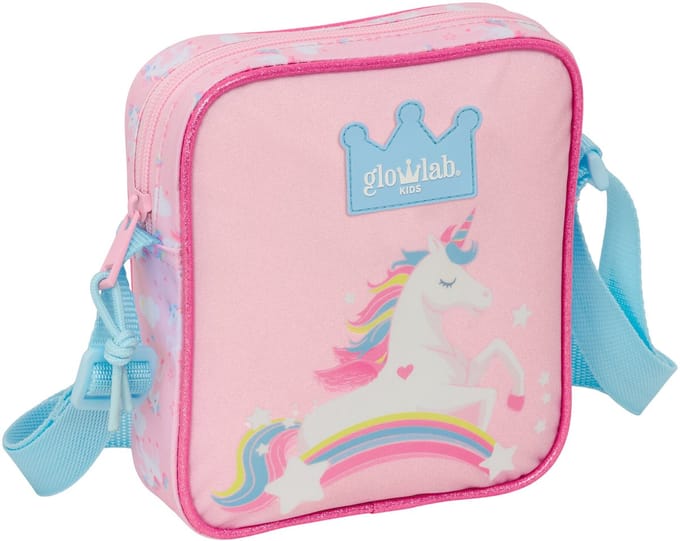 GLOWLAB Mini Schoudertas Unicorn - 18 x 16 x 4 cm - Polyester